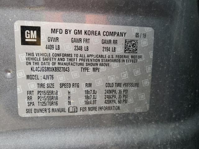 KL4CJGSMXKB927043 Buick Encore Essence
