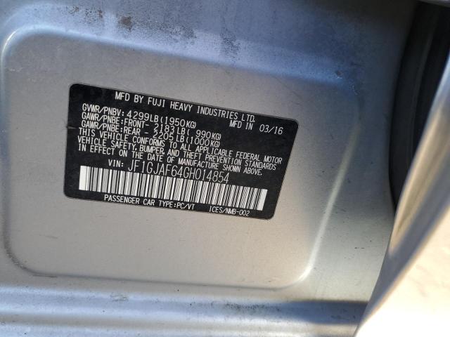 JF1GJAF64GH014854 Subaru Impreza Premium Plus
