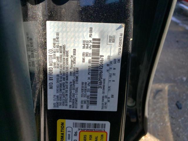 3FA6P0H96FR204678 Ford FUSION SE
