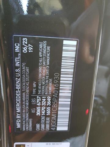 4JGGM1CB5PA016930 Mercedes-Benz Eqe Suv 350 4matic