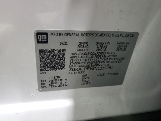 3GKALPEV8NL115081 GMC TERRAIN SL
