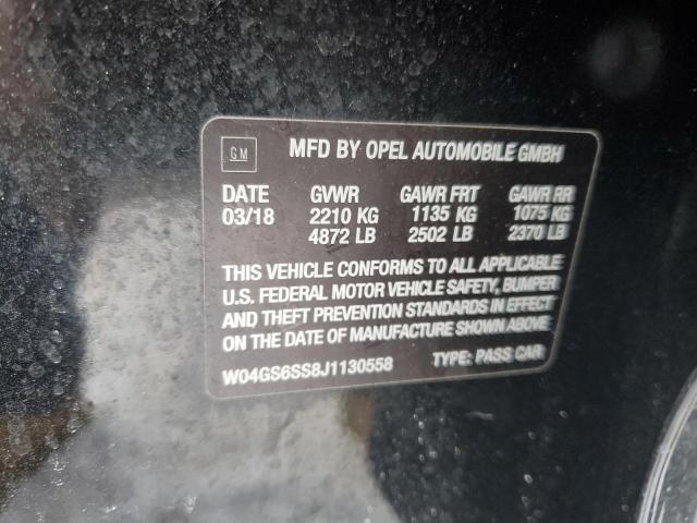W04GS6SS8J1130558 Buick REGAL GS