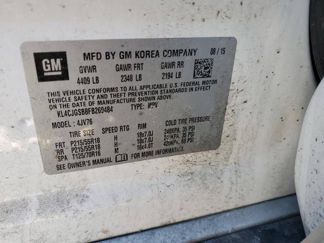 KL4CJGSB8FB269484 Buick Encore