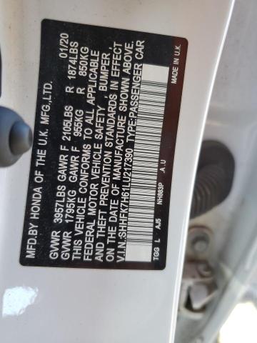 SHHFK7H61LU217390 Honda CIVIC EX