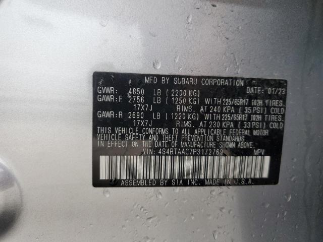 4S4BTAAC7P3172769 Subaru Outback
