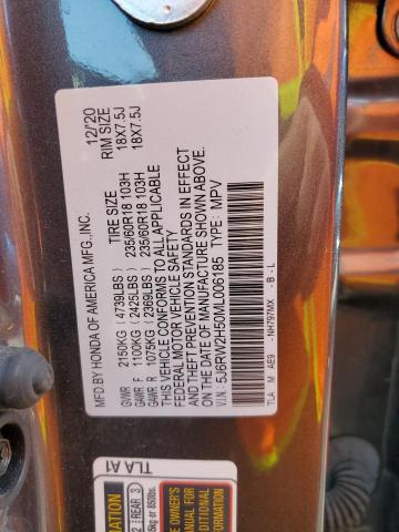 5J6RW2H50ML006185 Honda CR-V EX