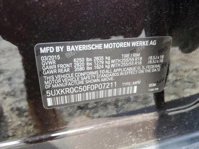 5UXKR0C50F0P07211 BMW X5 Xdrive35i