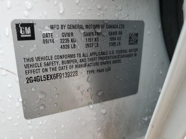 2G4GL5EX6F9139228 Buick Regal