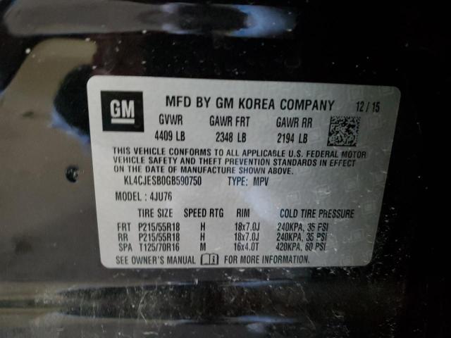 KL4CJESB0GB590750 Buick Encore