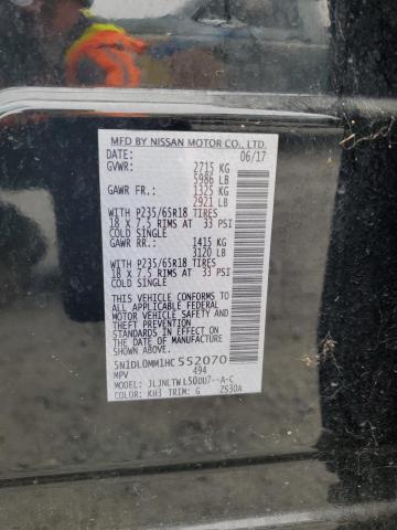 5N1DL0MM1HC552070 Infiniti QX60