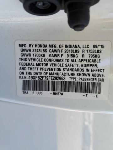 19XFB2F79FE292963 Honda CIVIC SE