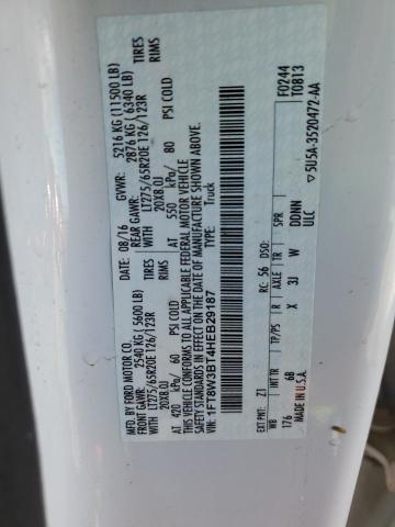 1FT8W3BT4HEB29187 Ford F350 Super Duty