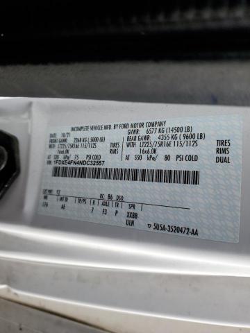 1FDXE4FN4NDC32557 Ford Econoline E450 Super Duty Cutaway Van