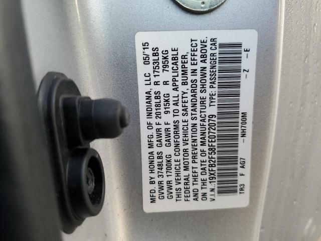 19XFB2F58FE072079 Honda Civic Lx