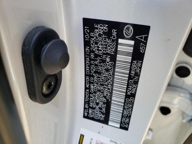 JTHP3JBH2N2046373 Lexus Ux 200 Base