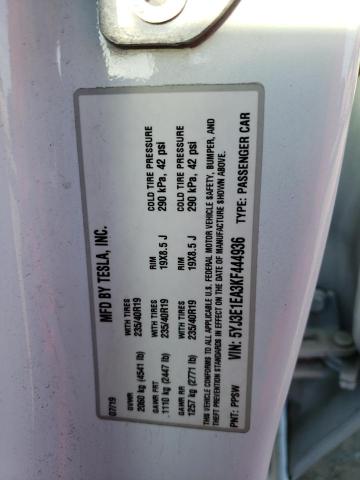 5YJ3E1EA3KF444936 Tesla MODEL 3