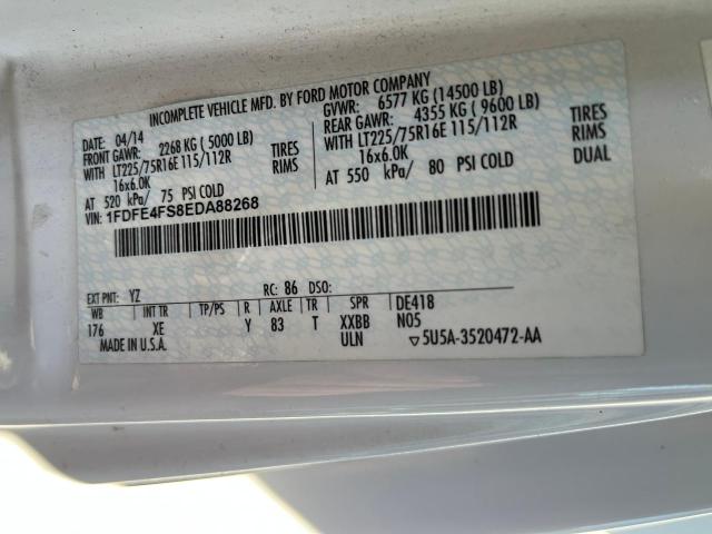 1FDFE4FS8EDA88268 Ford Econoline E450 Super Duty Cutaway Van