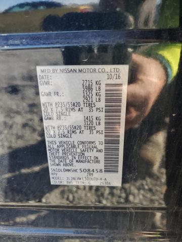 5N1DL0MM5HC508458 Infiniti QX60