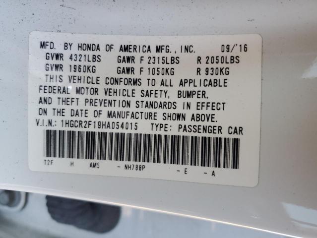 1HGCR2F19HA054015 Honda Accord Sport Special Edition