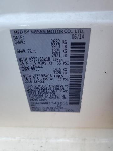 5N1AL0MN8EC541011 Infiniti QX60