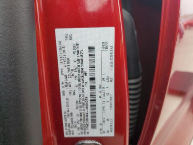 1FMCU0H6XLUA54053 Ford ESCAPE SEL