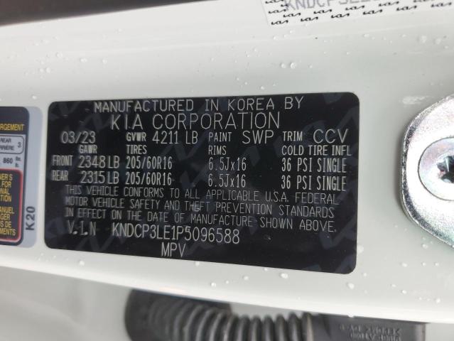 KNDCP3LE1P5096588 KIA NIRO LX