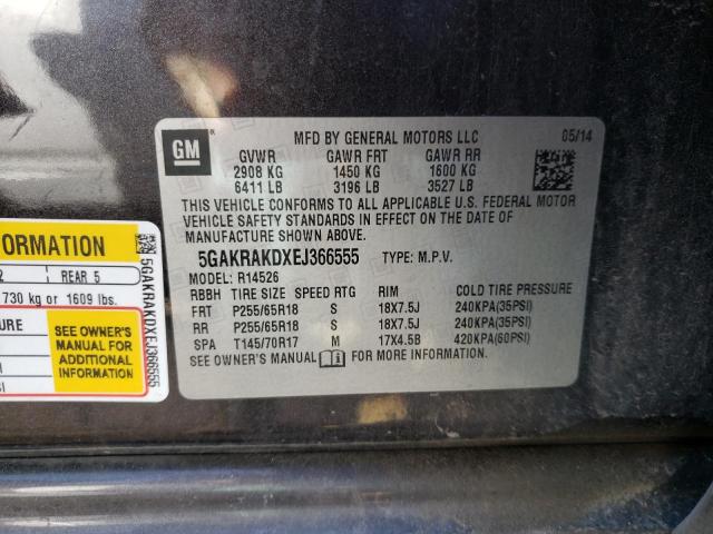 5GAKRAKDXEJ366555 Buick Enclave