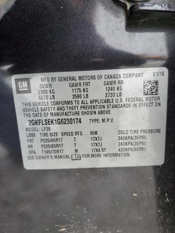 2GKFLSEK1G6230174 GMC Terrain Sle