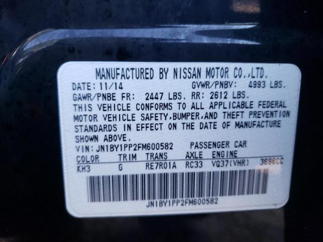JN1BY1PP2FM600582 Infiniti Q70l 3.7