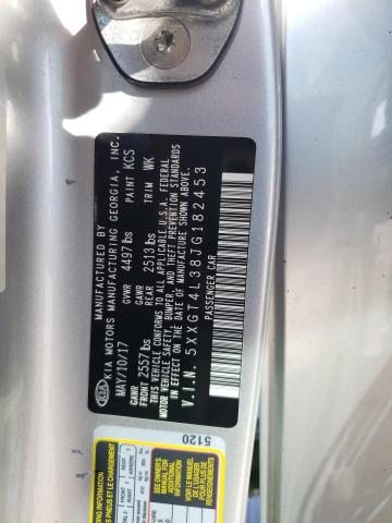5XXGT4L38JG182453 KIA Optima Lx