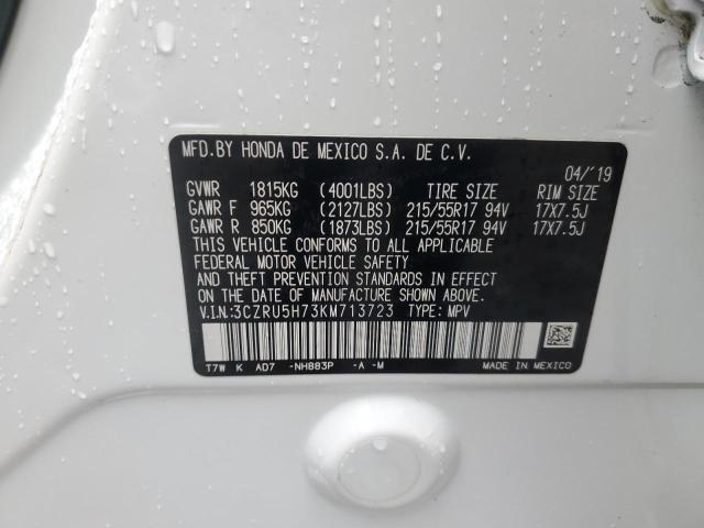 3CZRU5H73KM713723 Honda Hr-v Exl
