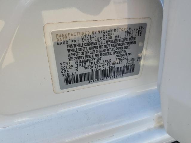 3N1AB7AP7FY318041 Nissan SENTRA S