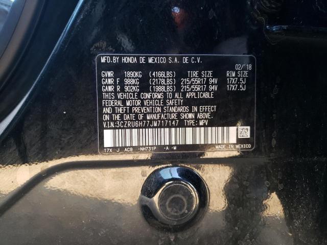 3CZRU6H77JM717147 Honda Hr-v Exl