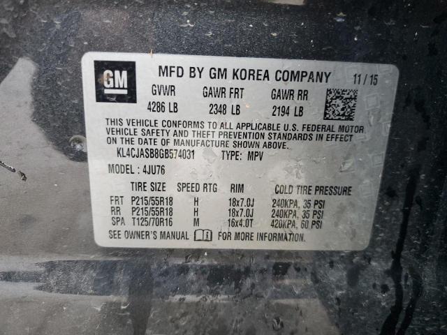 KL4CJASB8GB574031 Buick Encore