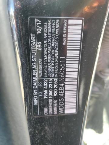 WDDSJ4EB4JN605611 Mercedes-Benz CLA 250