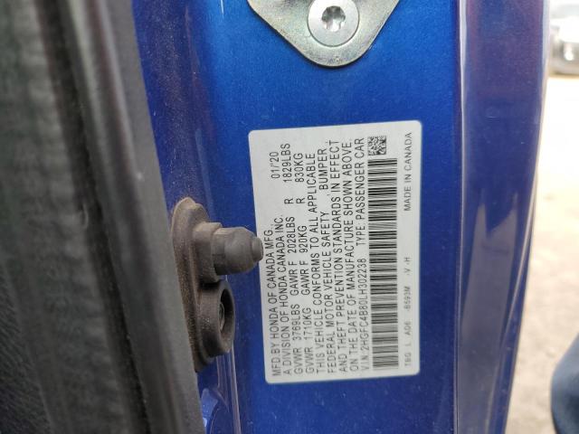 2HGFC4B80LH302238 Honda Civic Sport