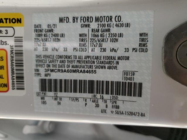 3FMCR9A60MRA84655 Ford BRONCO SPORT