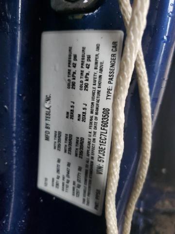 5YJ3E1EC7LF603508 Tesla MODEL 3