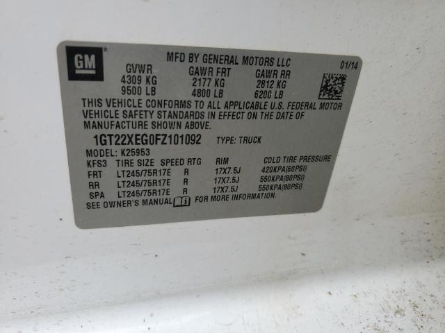 GMC Sierra K2500 Heavy Duty 2015 1GT22XEG0FZ101092 Image 12