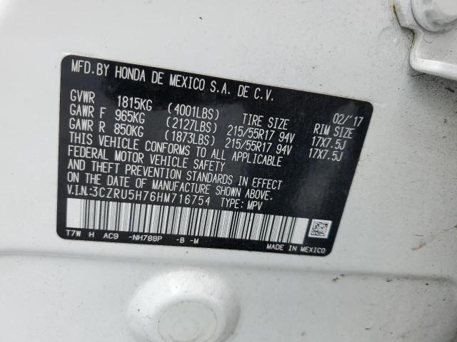 3CZRU5H76HM716754 Honda Hr-v Exl
