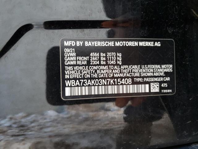 WBA73AK03N7K15408 BMW 228XI