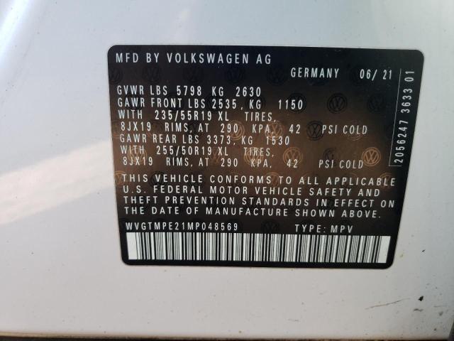 WVGTMPE21MP048569 Volkswagen ID.4 PRO S