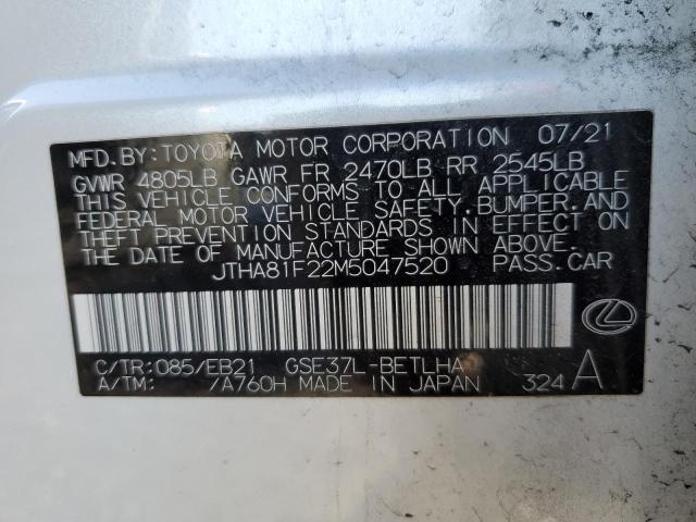 JTHA81F22M5047520 Lexus IS 300