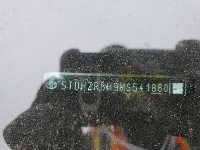 5TDHZRBH9MS541860 Toyota Highlander Xle