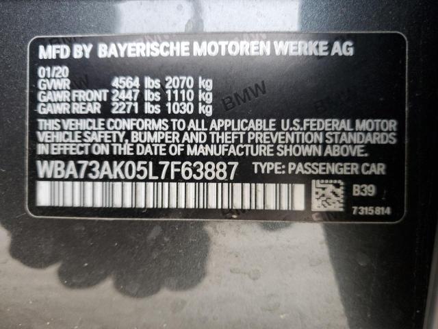 WBA73AK05L7F63887 BMW 228XI