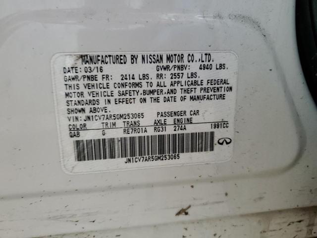 JN1CV7AR5GM253065 Infiniti Q50 BASE