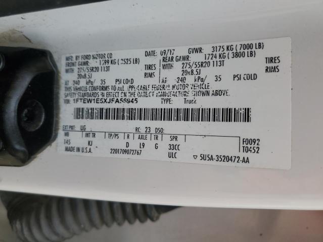 1FTEW1E5XJFA56945 Ford F150 Supercrew