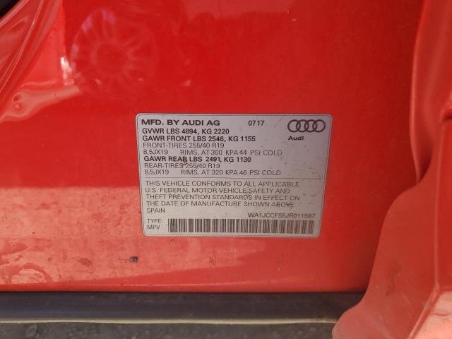 WA1JCCFS5JR011587 Audi Q3 Premium Plus
