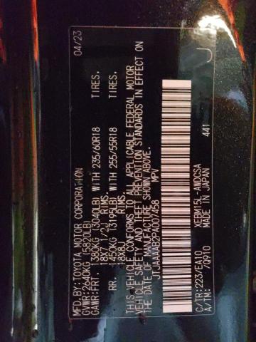 JTJAAAAB2PA007458 Lexus Rz 450e