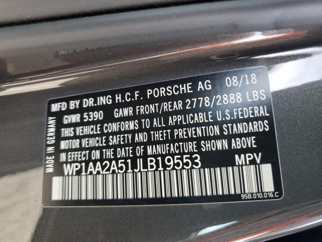 WP1AA2A51JLB19553 Porsche Macan